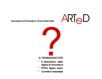 ARTeD e il Paradosso RTD _11-23